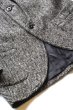 画像7: 「JELADO」 Clovis Coat  ジェラード クロヴィスコート ツイードテーラードジャケット AG13403 [ミックスブラック] (7)
