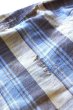 画像9: 「JELADO」 DUG OUT SHIRTS　ジェラード ダグアウトシャツ 40着限定生産 ヴィンテージ加工 ネルシャツ　[ブルー] (9)