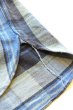 画像7: 「JELADO」 DUG OUT SHIRTS　ジェラード ダグアウトシャツ 40着限定生産 ヴィンテージ加工 ネルシャツ　[ブルー] (7)
