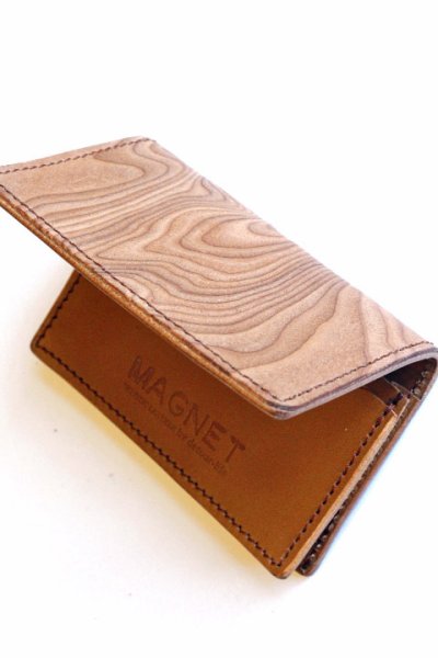 画像3: 「MAGNET」　Card Case　マグネット カードケース　[WOOD NATURAL・WOOD BLACK・WOOD BROWN・MOSAIC]