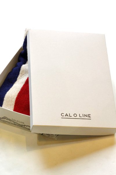 画像3: 「CAL O LINE」 INDIAN FLAG BLANKET キャルオーライン インディアン フラッグ ブランケット 今治タオル CL15F087 [レッド]