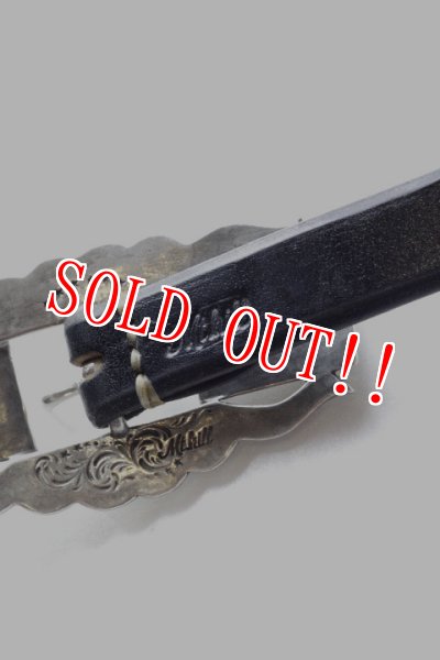 画像6: 「Mt.hill」×「JAMS」  6th Anniversary Batfly Buckle Belt マウントヒル × ジャムズ 6周年記念限定コラボ バタフライバックル プレーンベルト 30mm [ブラック] (6)