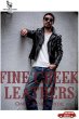 画像12: [WEB予約不可]「Fine Creek Leathers」Leon The Noster　ファインクリークレザーズ レオン ザ ノースター ライダースジャケット ホースハイド FCJK014 [ブラック] (12)