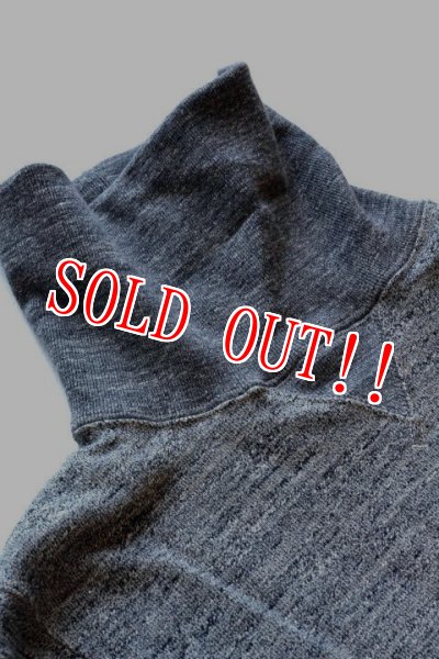 画像3: 「Jackman」 GG Sweat Turtleneck　ジージースウェット タートルネック 度詰コットン JM7764 「チャコールグレー」 (3)