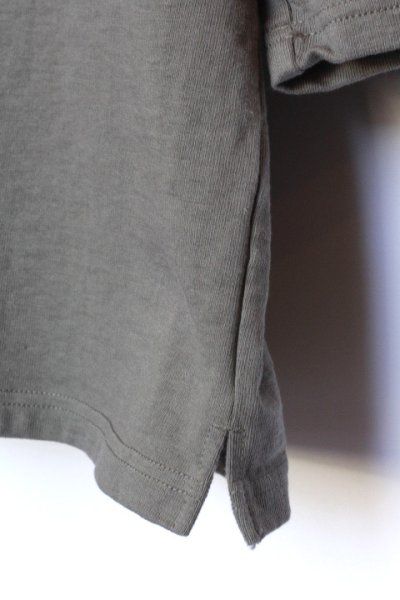 画像2: 「Jackman」 Dotsume 1/2-Sleeved T-Shirts ジャックマン 度詰め天竺 5分袖 ポケットTee JM5807 [ウォールグレー]