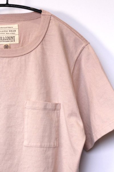 画像3: 「FULLCOUNT」 BASIC POCKET Tee　フルカウント ベーシックポケット Tシャツ Lot.5805P [ピンク]