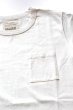 画像12: 「FULLCOUNT」 BASIC POCKET Tee　フルカウント ベーシックポケット Tシャツ Lot.5805P [ホワイト・インクブラック] (12)