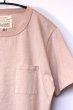 画像3: 「FULLCOUNT」 BASIC POCKET Tee　フルカウント ベーシックポケット Tシャツ Lot.5805P [ピンク] (3)