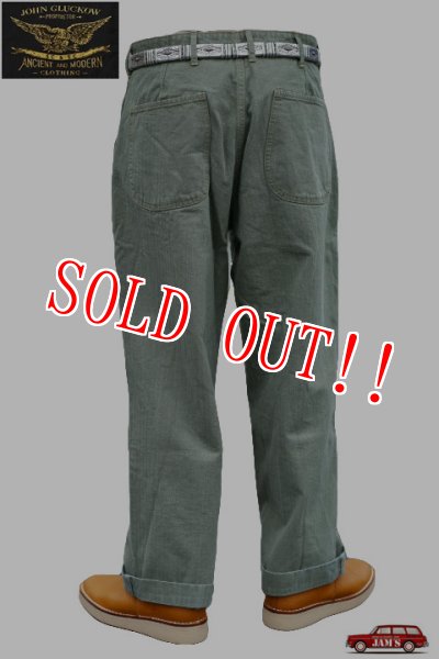 画像3: 「JOHN GLUCKOW」 by 「JELADO」 Field　Trousers ジョングラッコー ジェラード フィールドトラウザーズ JG03304　[オリーブ] (3)