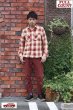 画像10: 「FULLCOUNT」ORIGINAL CHECK NEL SHIRTS WALSH フルカウント オリジナル チェックネルシャツ ウォルシュ [レッド] (10)