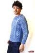 画像7: 「INVERALLAN」 1A CREW NECK SWEATER インバーアラン　クルーネックセーター コットンニット [ライトインディゴ] (7)