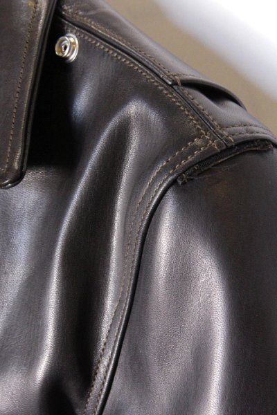 画像3: ［JAMS店頭販売中］「Fine Creek Leathers」Leon Custom ファインクリークレザーズ レオン カスタム ライダースジャケット ホースハイド FCJK014 [ブラック] (3)