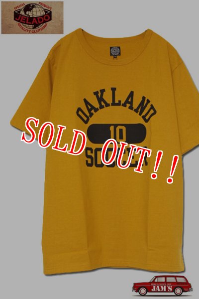 画像1: 「JELADO」Oakland Soccer Tee ジェラード オークランドサッカー半袖Tシャツ AB41259 [マスタード] (1)