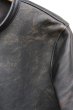 画像3: 「JOHN GLUCKOW」 by 「JELADO」The Rider Leather Jacket Horsehide ジョングラッコウ ジェラード ザ ライダー ホースハイドシングルライダース JG43402 [ブラック/茶芯] (3)