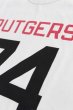 画像2: 「JELADO」RUTGERS FOOTBALL Tee ジェラード ルトガー フットボール Tシャツ AB42202 [バニラ] (2)