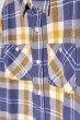 画像3: 「FULLCOUNT」ORIGINAL CHECK NEL SHIRTS SOUTHER フルカウント オリジナル チェックネルシャツ サウザー [ブルー/イエロー] (3)