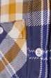 画像7: 「FULLCOUNT」ORIGINAL CHECK NEL SHIRTS SOUTHER フルカウント オリジナル チェックネルシャツ サウザー [ブルー/イエロー] (7)