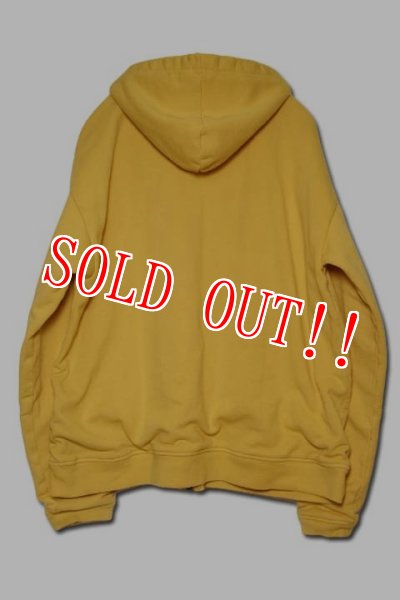 画像8: 「CAL O LINE」INSIDE WAFFLE ZIP-PARKA キャルオーライン インサイド ワッフル ジップパーカー CL192-054 [イエロー] (8)