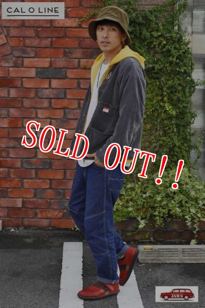 画像17: 「CAL O LINE」INSIDE WAFFLE ZIP-PARKA キャルオーライン インサイド ワッフル ジップパーカー CL192-054 [イエロー] (17)