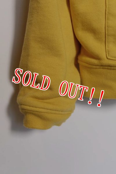 画像5: 「CAL O LINE」INSIDE WAFFLE ZIP-PARKA キャルオーライン インサイド ワッフル ジップパーカー CL192-054 [イエロー] (5)