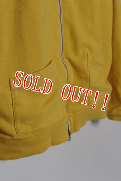 画像3: 「CAL O LINE」INSIDE WAFFLE ZIP-PARKA キャルオーライン インサイド ワッフル ジップパーカー CL192-054 [イエロー] (3)