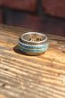 画像2: 「Mt.hill」Turquoise Chip Inlay Ring Wide マウントヒル ターコイズチップインレイリング mh17RG01 [ワイド] (2)