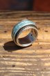 画像4: 「Mt.hill」Turquoise Chip Inlay Ring Wide マウントヒル ターコイズチップインレイリング mh17RG01 [ワイド] (4)