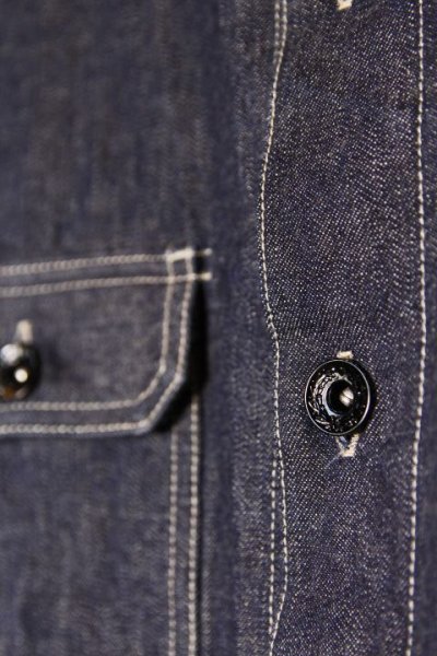 画像2: 「FULLCOUNT」VINTAGE WORKERS DENIM SHIRT フルカウント ヴィンテージ ワーカーズ デニムシャツ  [インディゴ]