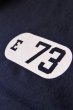 画像3: 「CAL O LINE」E 73 PRINT T-SHIRTS キャルオーライン 良い波プリント 半袖Tシャツ  CL201-085 [ダークネイビー] (3)