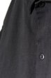 画像3: 「Jackman」 Dotsume Drop Shirt ジャックマン 度詰 ドロップ ルーズシャツ JM3003 [ブラック] (3)