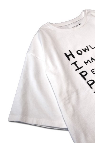 画像1: 「CAL O LINE」HIPPIE T-SHIRTS キャルオーライン ヒッピー プリント 半袖Tシャツ  CL201-095 [ホワイト]