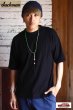 画像8: 「Jackman」 Himo-T shirts ヒモ付き ワイドシルエット Tシャツ JM5057 「ブラック」 (8)