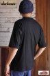 画像10: 「Jackman」 Himo-T shirts ヒモ付き ワイドシルエット Tシャツ JM5057 「ブラック」 (10)