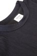 画像2: 「Jackman」 Himo-T shirts ヒモ付き ワイドシルエット Tシャツ JM5057 「ブラック」 (2)