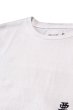 画像2: 「CAL O LINE」AMERICA WAVE T-SHIRTS キャルオーライン アメリカウェーブ 半袖Tシャツ  CL201-081 [ホワイト] (2)