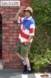 画像9: 「CAL O LINE」USA S/S RUGBY SHIRT キャルオーライン 半袖 ラグビーシャツ CL201-116S [トリコロール] (9)
