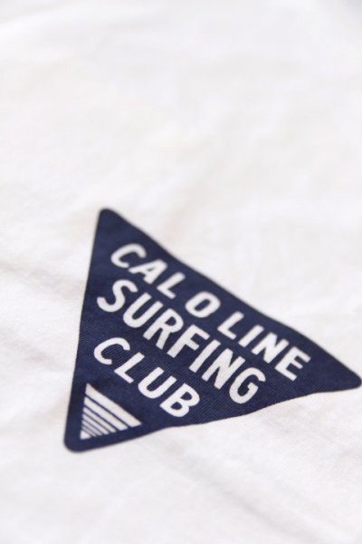 画像3: 「CAL O LINE」×「HANG TEN」ICON PRINT T-SHIRTS キャルオーライン ハンテン ダブルネーム アイコンプリント半袖Tシャツ CHW-011 [ホワイト]