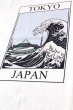 画像5: 「CAL O LINE」TOKYO WAVE PRINT T-SHIRTS キャルオーライン  東京ウェーブ プリント半袖Tシャツ CL202-083A [ホワイト] (5)
