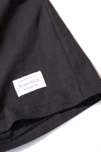 画像2: [JAMS 9周年記念]「Sugar & Co.」×「JAMS」×「Phillip66」 S/S Tee Monap Jinson シュガーアンドカンパニー トリプルコラボ プリント半袖Tシャツ [ブラック]