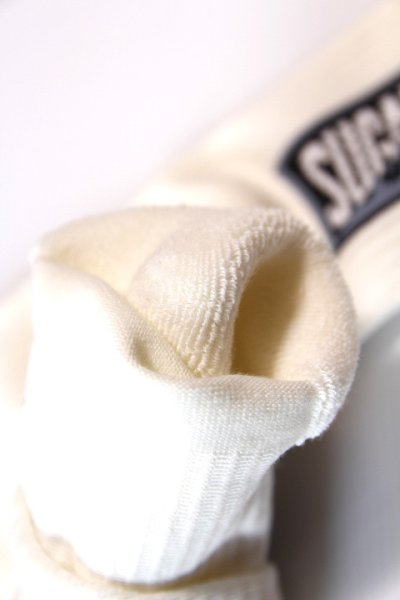 画像3: 「Sugar & Co.」Sugar socks シュガーアンドカンパニー パイルソックス [ホワイト]