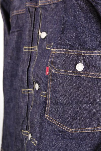 画像1: 「FULLCOUNT」Souvenir Embroidary Type1 Denim Jacket フルカウント スーベニア 刺繍 デニムジャケット [インディゴ]