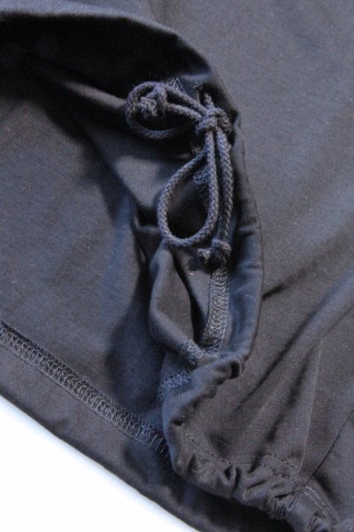 画像2: 「Jackman」Himo Long Sleeve T-Shirt ジャックマン ヒモ ロンTee JM5079 [ブラック]