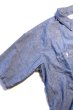 画像6: 「CAL O LINE」CHAMBRAY S/S SHIRT キャルオーライン シャンブレー 半袖シャツ CL211-042 [ブルー] (6)