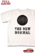 画像2: 「FULLCOUNT」×「STEPHEN KENNY」 THE NEW NORMAL T-Shirt フルカウント ザ ニューノーマル プリント半袖Tシャツ  [エクルー] (2)