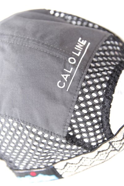 画像1: 「CAL O LINE」×「KAVU」vented strap cap キャルオーライン カブー ベンテッドストラップキャップ [ブラック]