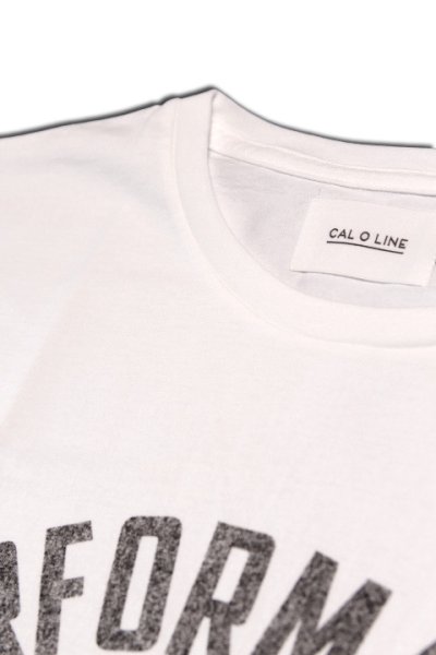 画像1: 「CAL O LINE」PERFORMANCE S/S Tee キャルオーライン パフォーマンス（フラッグ）プリント 半袖Tシャツ  CL211-062 [ホワイト]