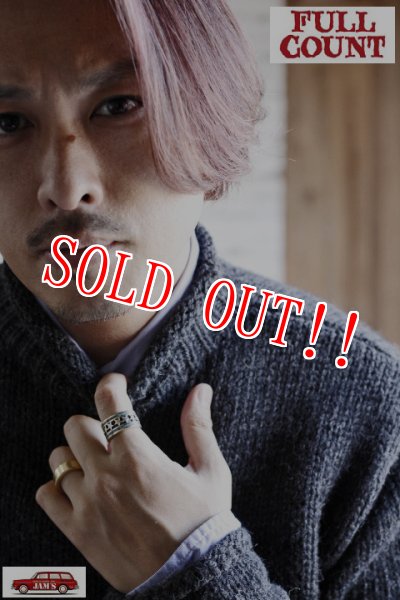 画像10: 「FULLCOUNT」 OLD FISHERMANS WOOL KNIT SWEATER フルカウント オールド フィッシャーマン ウールニットセーター [チャコール] (10)