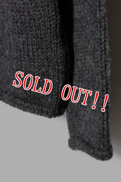 画像3: 「FULLCOUNT」 OLD FISHERMANS WOOL KNIT SWEATER フルカウント オールド フィッシャーマン ウールニットセーター [チャコール] (3)