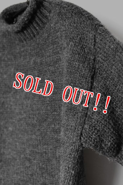 画像5: 「FULLCOUNT」 OLD FISHERMANS WOOL KNIT SWEATER フルカウント オールド フィッシャーマン ウールニットセーター [チャコール] (5)