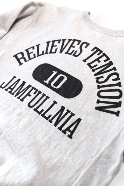 画像3: [限定生産]「FULLCOUNT」×「JAMS 10th」"JAMFULLNIA" Heavyweight Crew Neck Sweatshirt フルカウント 別注 ジャムズ10周年記念モデル ジャムフルニア リバースウィーブ [ヘザーグレー]